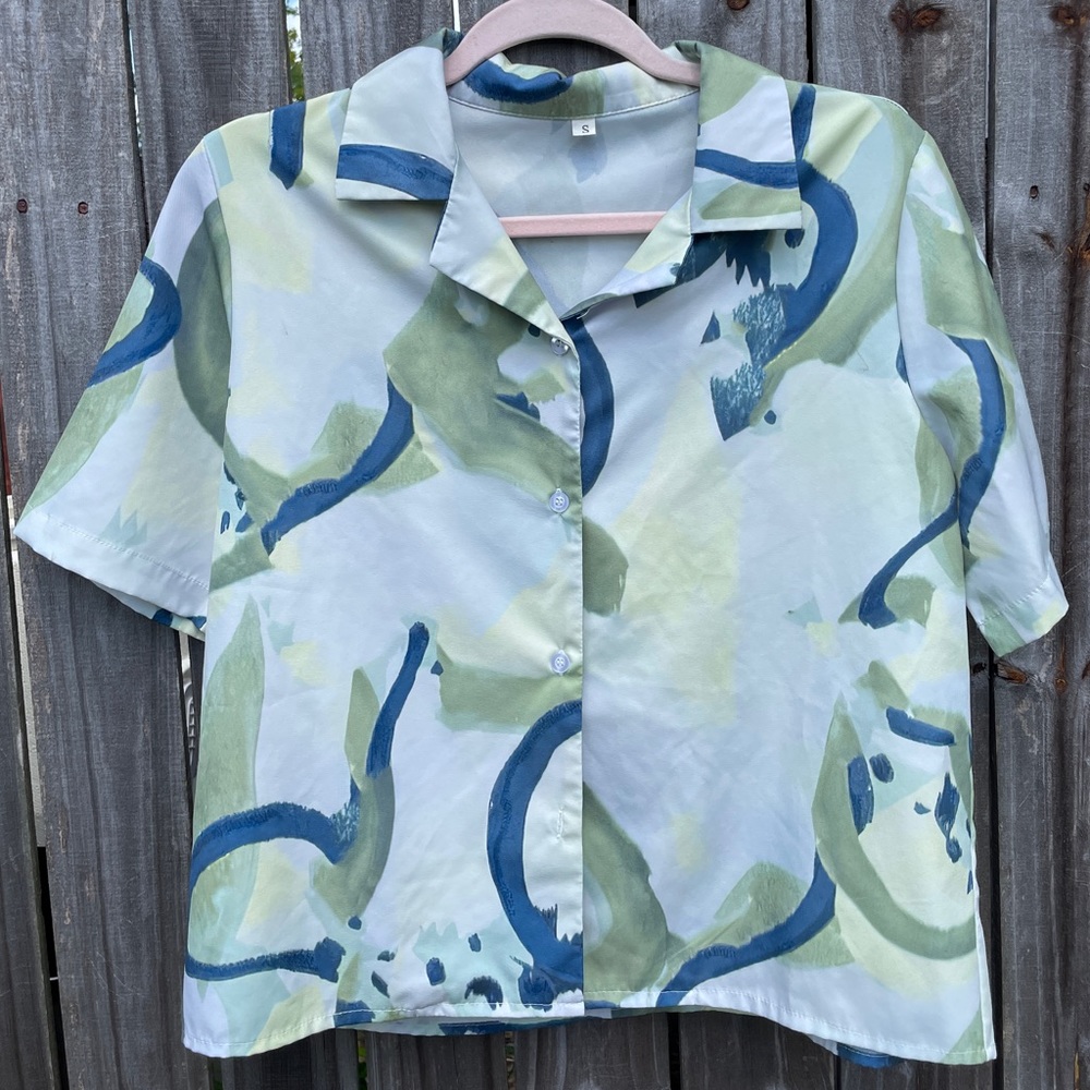 Shein button up